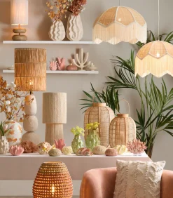 New Lampenkap Lanzano - Bruin - 25x25x30cm Lampenkappen