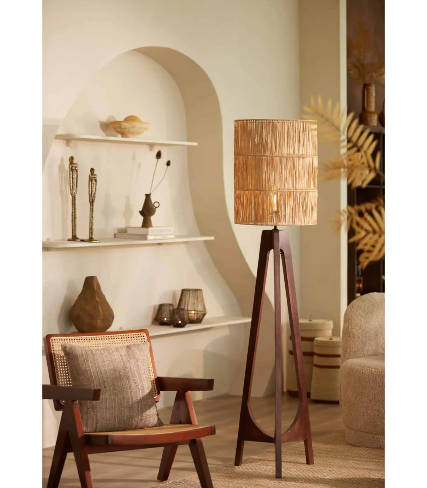 New Lampenkap Lanzano - Bruin - 40x40x50cm Lampenkappen