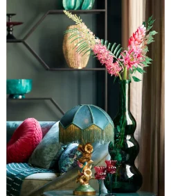 Discount Lampenkap Malacia - Donkergroen - Ø35cm Lampenkappen