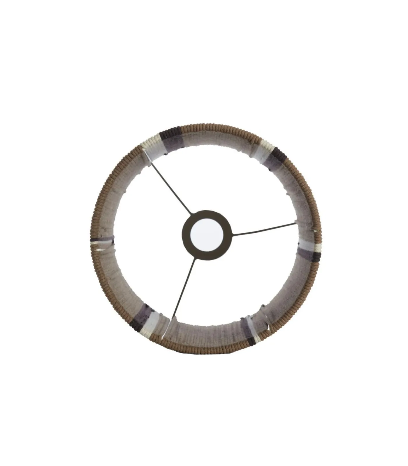 Lampenkap Medan - Donkerbruin - Ø25cm Lampenkappen