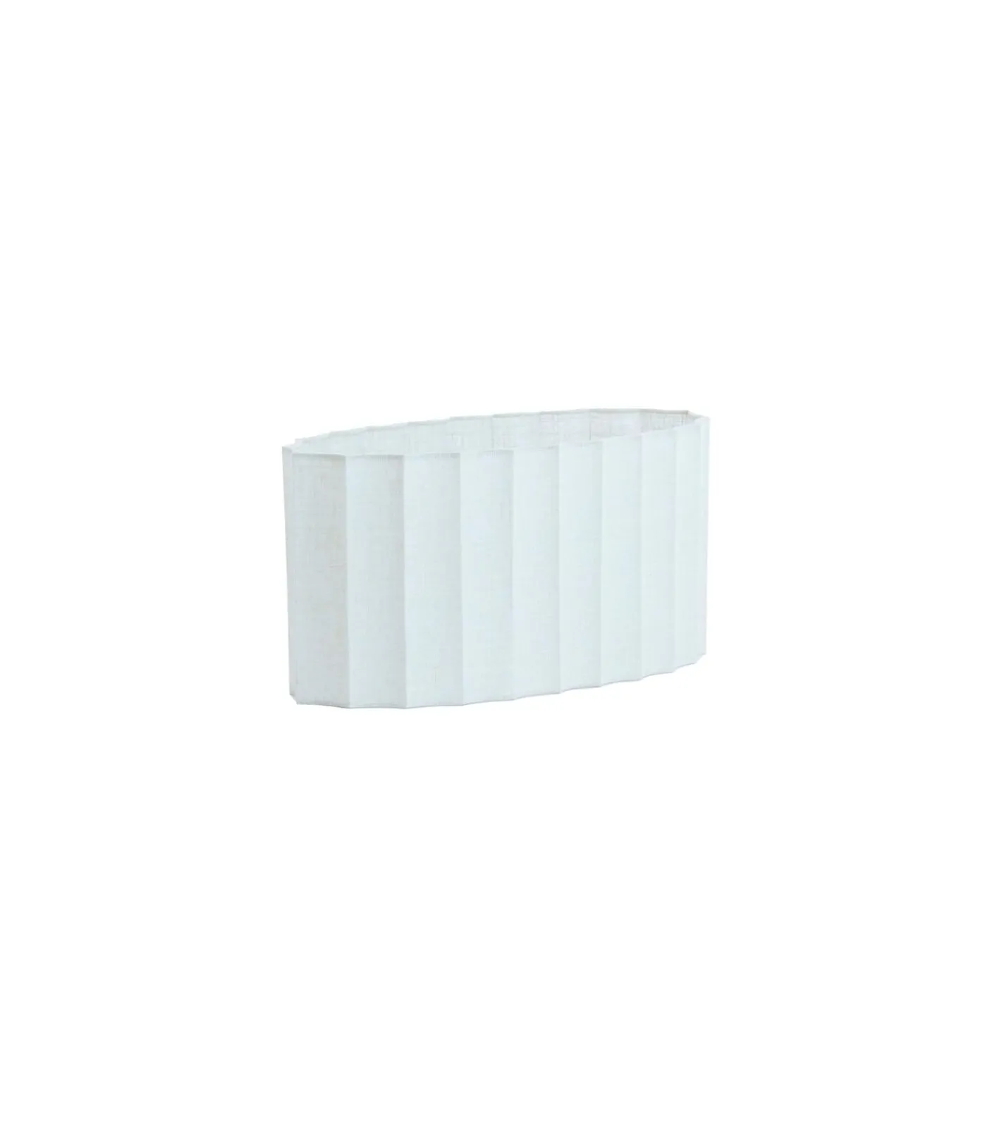 Clearance Lampenkap ovaal Disli - Wit - 45x21x22cm Lampenkappen