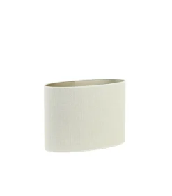 New Lampenkap ovaal Saverna - Eiwit - 45x21x32cm Lampenkappen