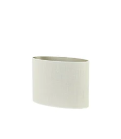 New Lampenkap ovaal Saverna - Eiwit - 45x21x32cm Lampenkappen