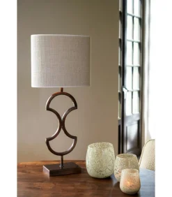 Best Lampenkap Ovaal Saverna - Eiwit - 30x15x25cm Lampenkappen