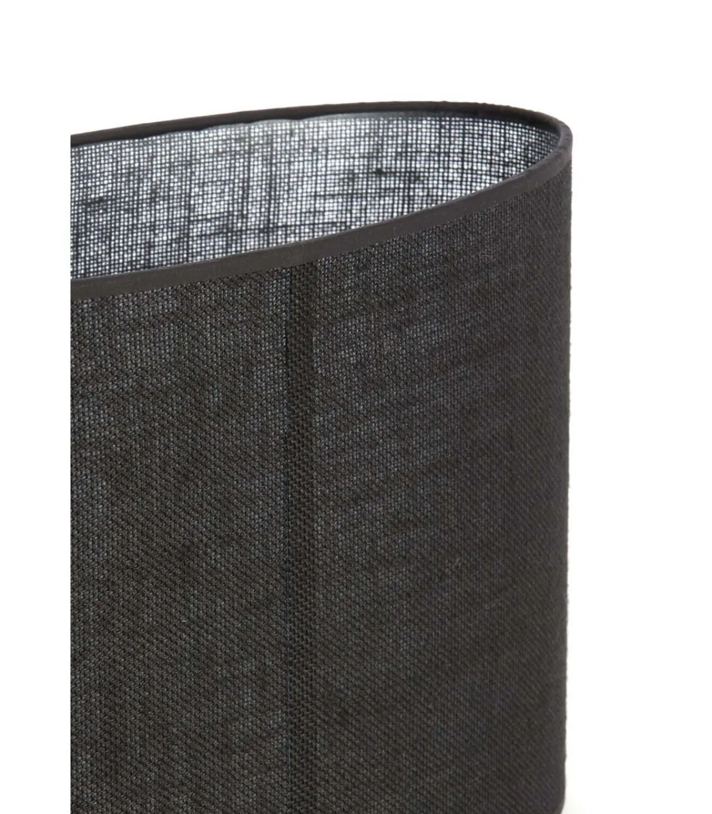 Lampenkap ovaal Sendai - Zwart - 30x15x25cm Lampenkappen