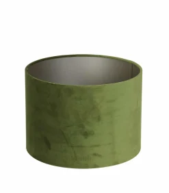 Discount Lampenkap Velours - Groen - 25x25x18cm Lampenkappen