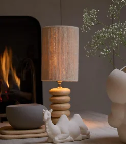 Clearance Lampvoet Budongo - Bruin - Ø12x21cm Muurverlichting