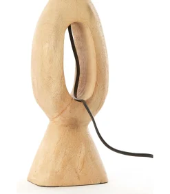Hot Lampvoet Django - Mat Naturel - 11x9x45cm Tafellampen