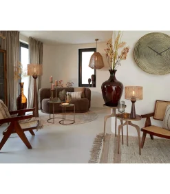 Hot Lampvoet Festina - Roodbruin - Ø9x33cm Muurverlichting