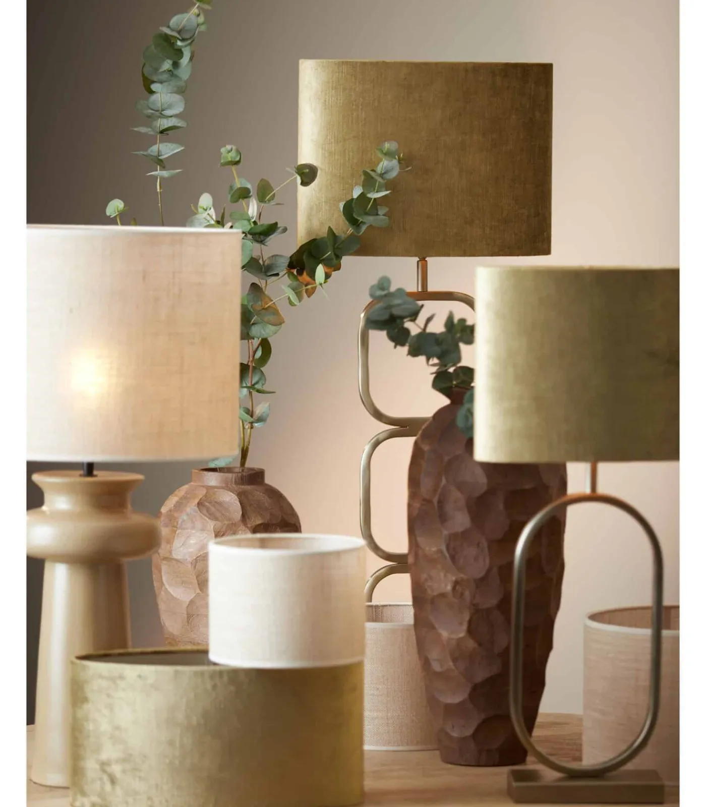 Sale Lampvoet Jamiri - Goud - 20x10x45cm Tafellampen