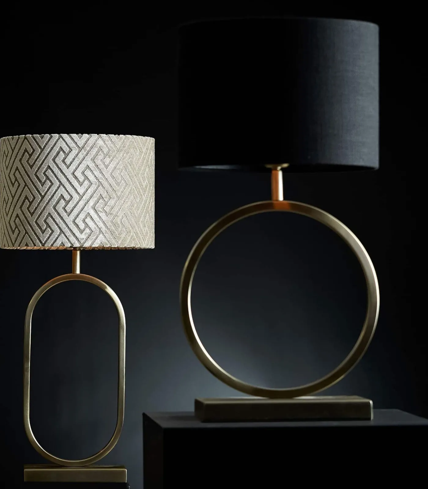 Sale Lampvoet Jamiri - Goud - 20x10x45cm Tafellampen