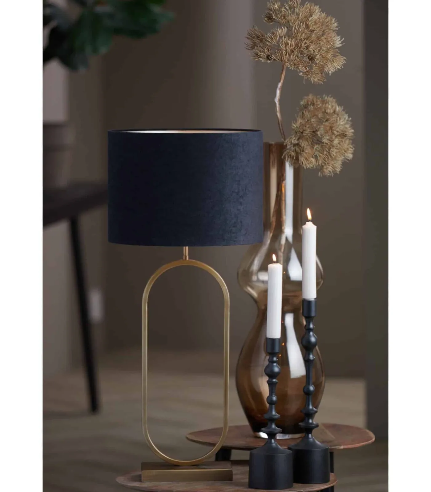 Sale Lampvoet Jamiri - Goud - 20x10x45cm Tafellampen