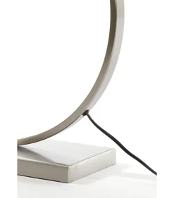 Lampvoet Liva - Nikkel - 50x15x62cm Tafellampen
