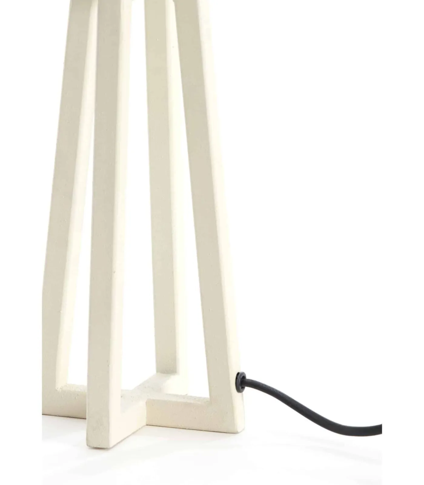 Best Lampvoet Miley - Wit - 11,5x11,5x31cm Tafellampen