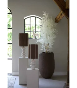 Clearance Lampvoet Olona - Wit - Ø16x35cm Muurverlichting