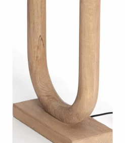 Outlet Lampvoet Paceco - Bruin - 20x12x44cm Tafellampen