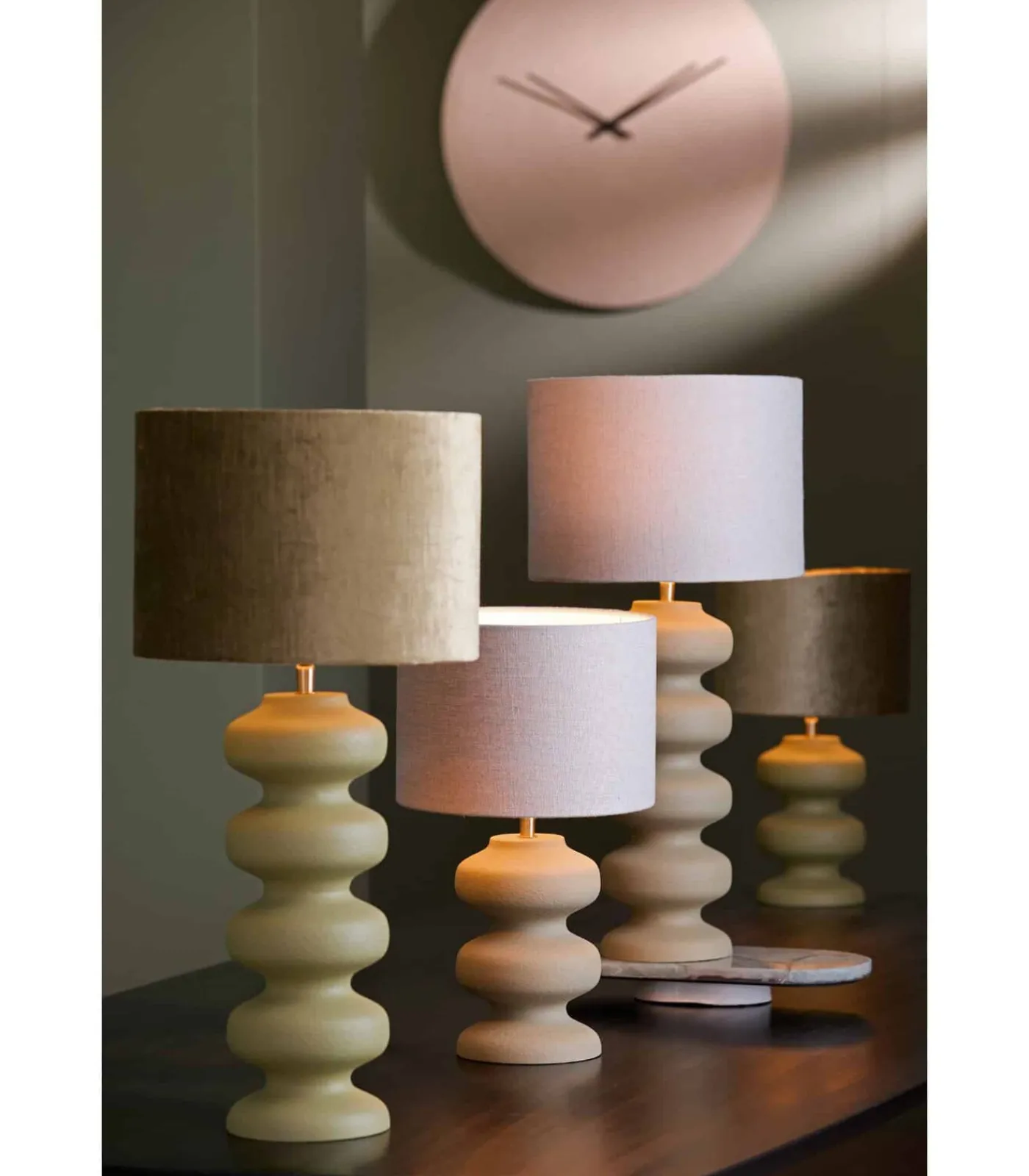 New Lampvoet Soroca - Bruin - Ø15x24cm Muurverlichting