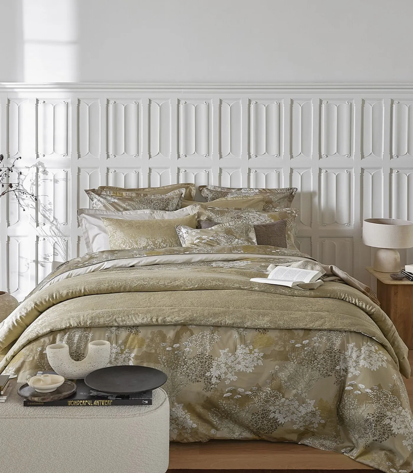 Lande - Kussensloop in katoen satijn met print Kussenslopen