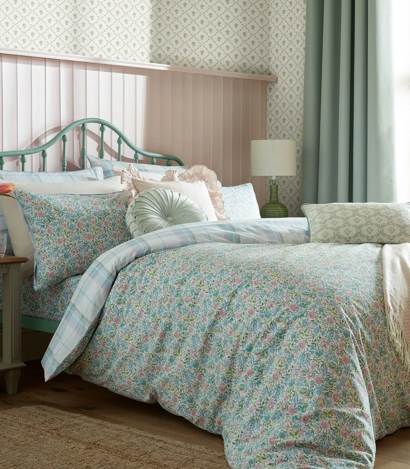 Outlet Sherston Powder Blue Dekbedovertrekken