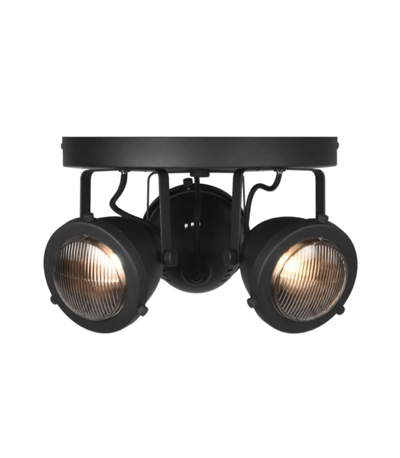 New Led Spot Moto 3-Lichts 30x30x16 cm Muurverlichting