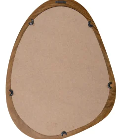 Hot Leif Spiegel - Hout - Naturel - 48x44x2 Spiegels