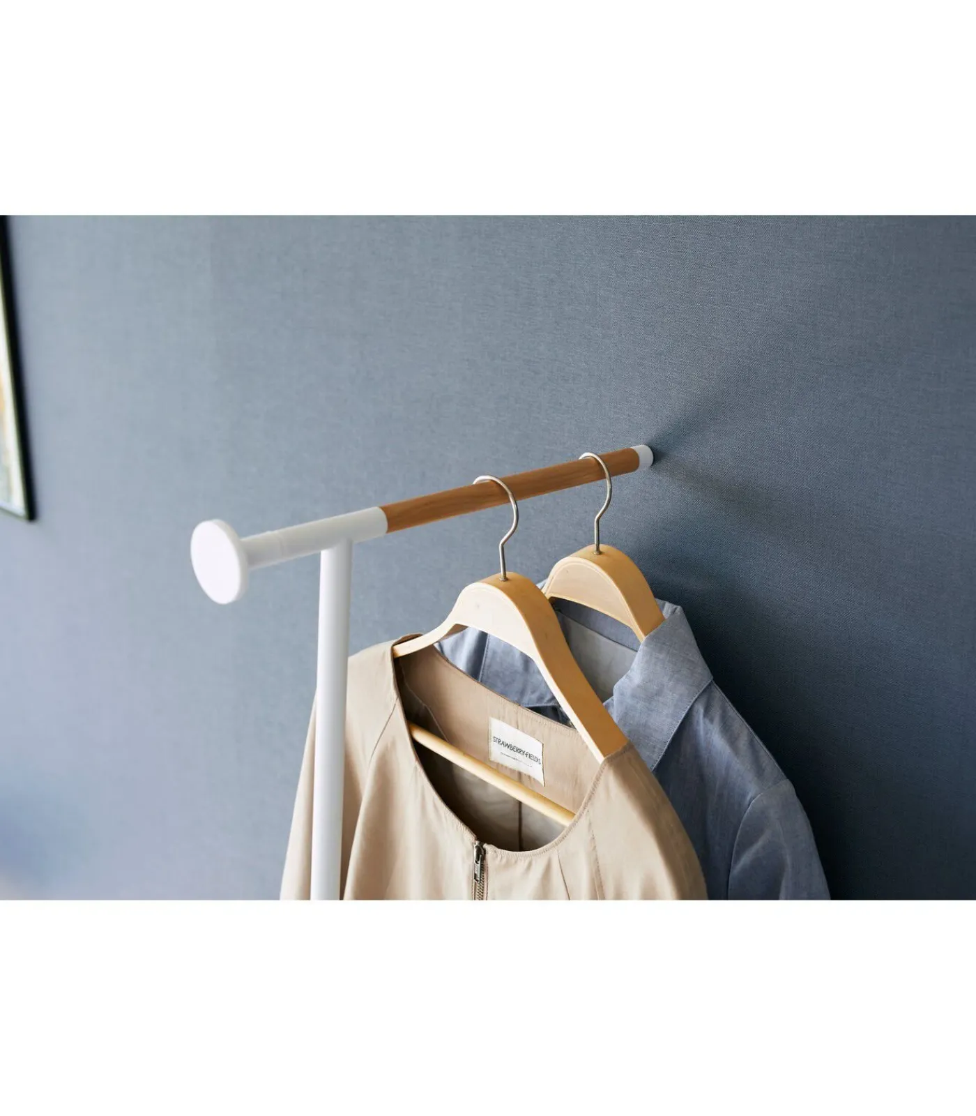 Clearance Leunend Stoomreiniger Kledingrek - Tower - Wit Meubels