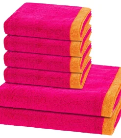 Sale Lifestyle Splash 6-delige handdoekenset Badset