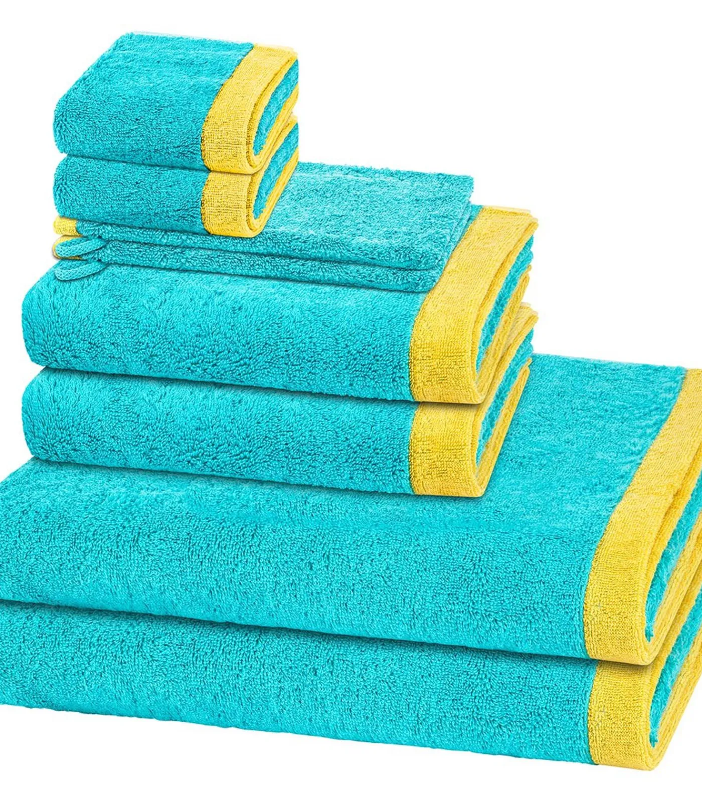 Clearance Lifestyle Splash 8-delige handdoekenset Badset