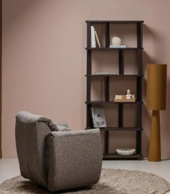 Outlet Loft Vloerlamp - Metaal/Bouclé - Tapenade - 130xØ30 cm Vloerlampen