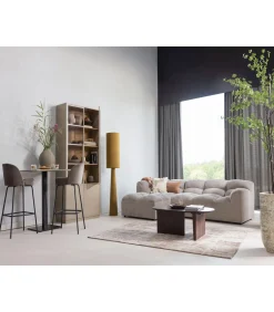 Loft Vloerlamp XL - Metaal/Bouclé - Tapenade 187xØ35 cm Vloerlampen