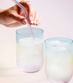 New Longdrinkglas, Set 2-dlg Like Pearl Glazen & Karaffen