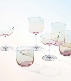 New Longdrinkglas, Set 2-dlg Like Pearl Glazen & Karaffen