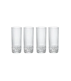Outlet Longdrinkglazen America 20's - 400 ml - 4 stuks Glazen & Karaffen