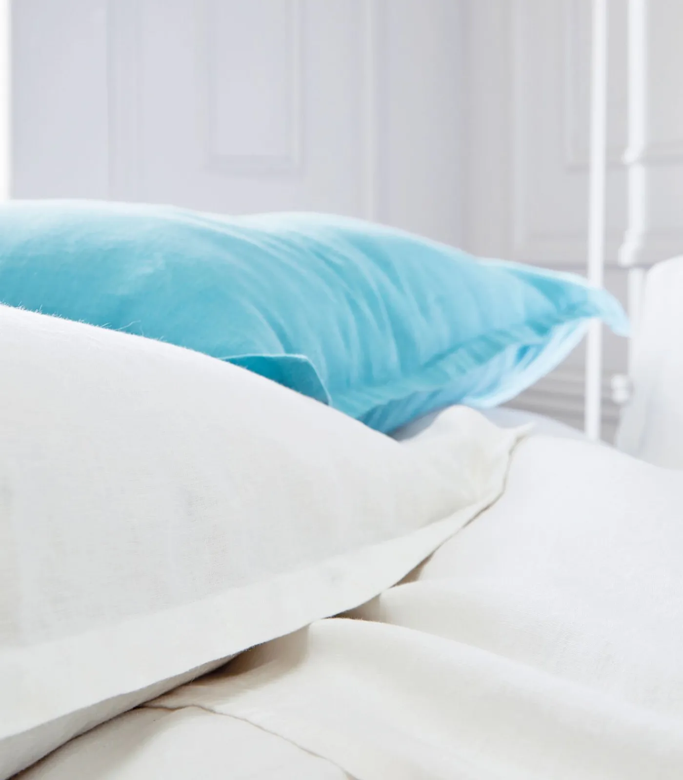 Sale LOUXOR Blanc - Laken linnen Stonewashed Lakens