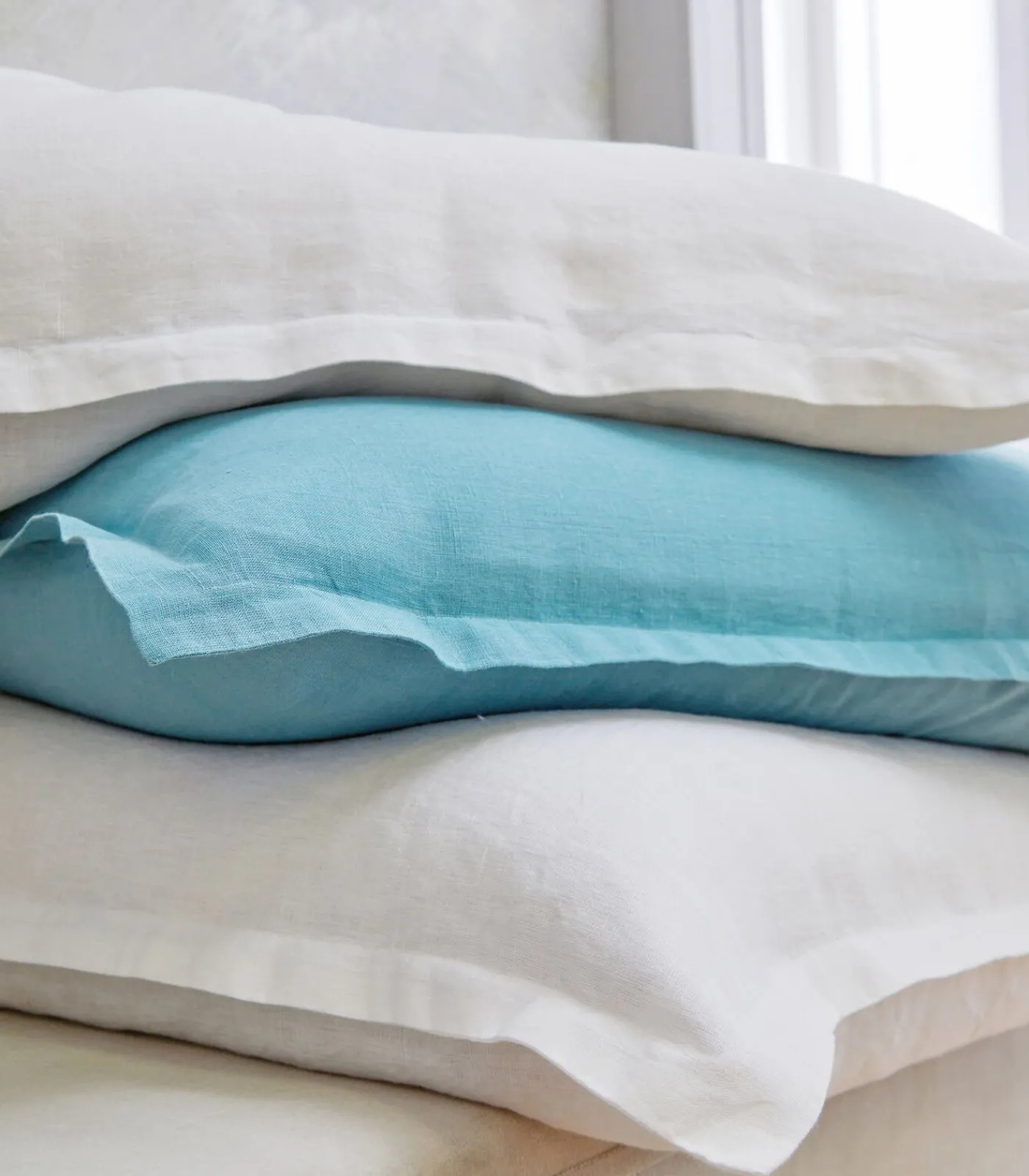 Sale LOUXOR Blanc - Laken linnen Stonewashed Lakens