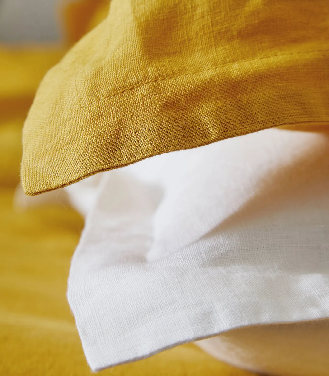 Sale LOUXOR Blanc - Laken linnen Stonewashed Lakens