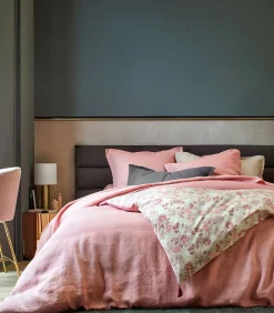 New LOUXOR Bois de rose - Laken linnen Stonewashed Lakens