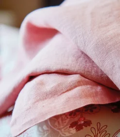 New LOUXOR Bois de rose - Laken linnen Stonewashed Lakens