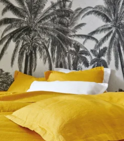 Hot LOUXOR Curry - Laken linnen Stonewashed Lakens