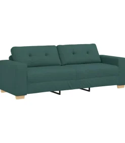Clearance Loveseat met kussen Donkergroen Stof Zetels