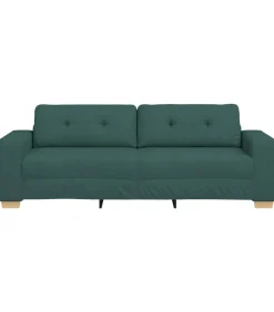 Clearance Loveseat met kussen Donkergroen Stof Zetels