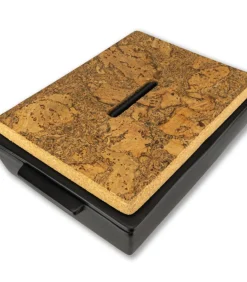 Outlet Luxe - Keramiek - Ovenschaal met deksel - Inclusief onderzetter van kurk - Zwart Bakken