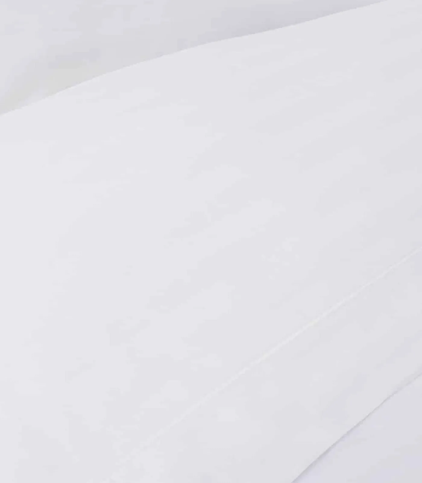 Discount Luxe gestreept laken in wit katoensatijn 270x300 cm Lakens