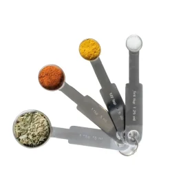 Hot Maatlepels - RVS - 4-delig Bakken