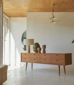 Best Magda 50's - Lage ladekast van massief mahoniehout Meubels