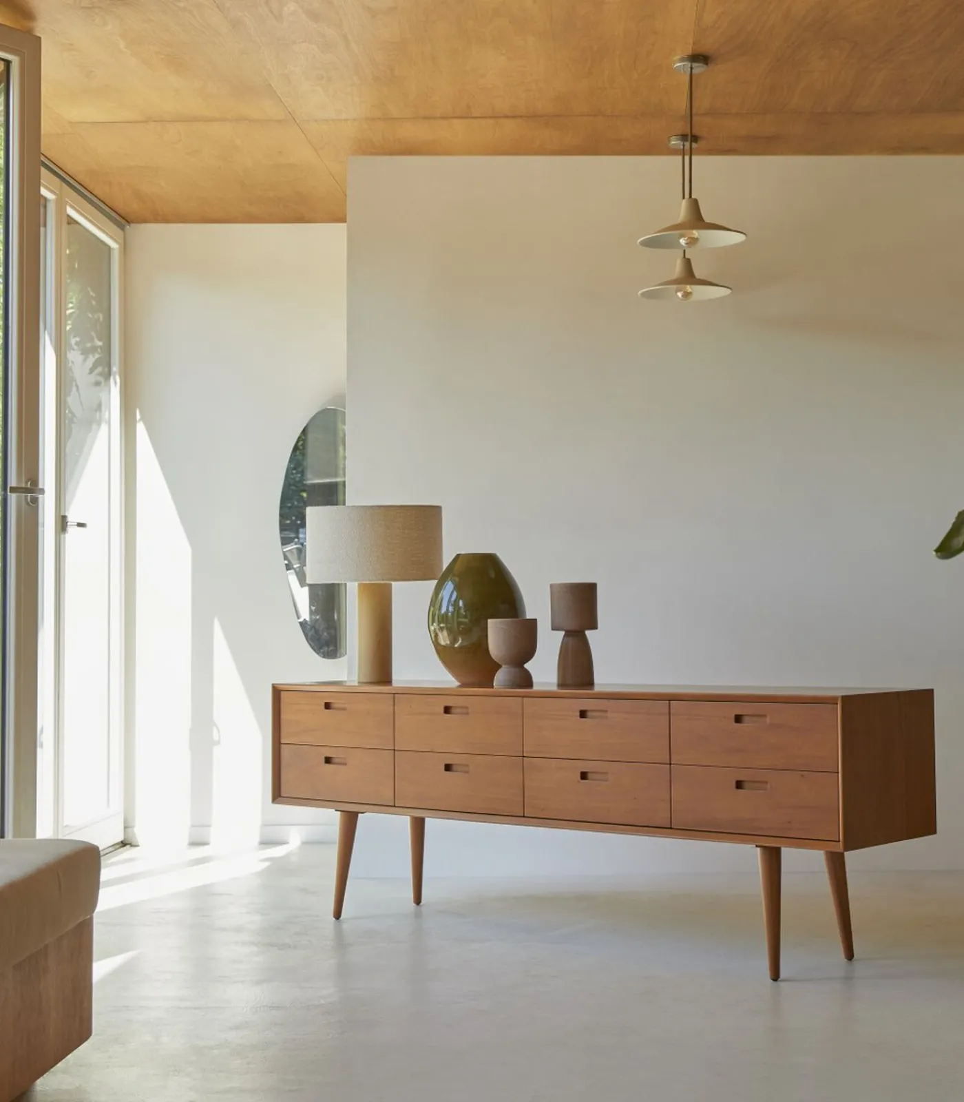 Best Magda 50's - Lage ladekast van massief mahoniehout Meubels