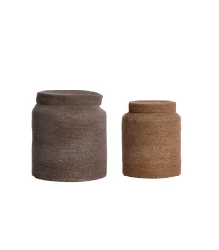 New Mand Betania - Donkerbruin - Ø33cm - Set van 2 Organiseren