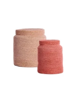 Online Mand Betania - Lichtroze - Ø33cm - Set van 2 Organiseren