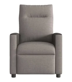 New Massagestoel verstelbaar stof taupe Zetels