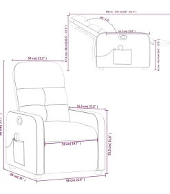 Sale Massagestoel verstelbaar stof crèmekleurig Zetels